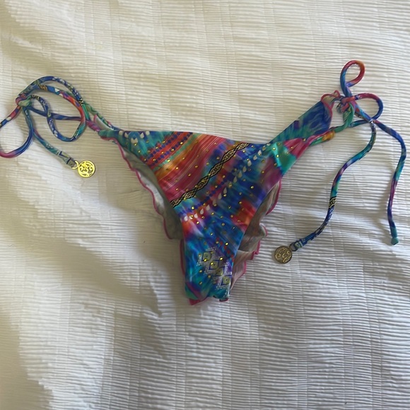 Luli fama embellished bikini bottoms - Picture 1 of 2